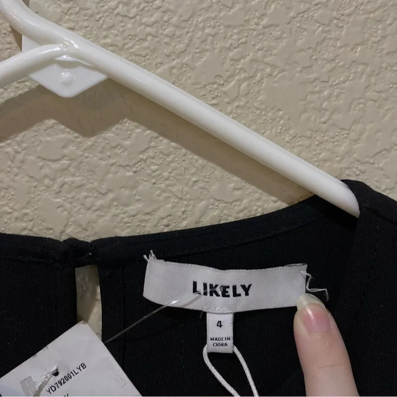 LIKELY x Revolve Keller Black Long Sleeve Cut Out Mini Dress - Picture 5 of 10